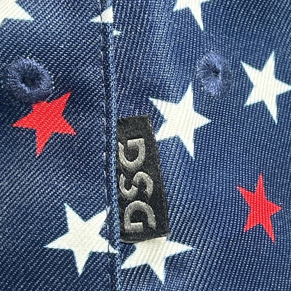 New DSG Youth S/M American Summer Fourth of July Patriotic Navy Stars Bucket Hat
